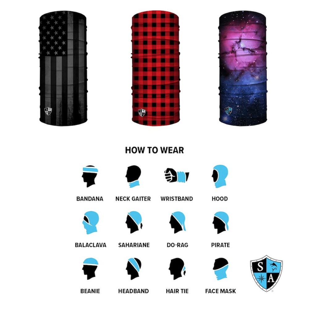 SA Multi-use Face Shield Pick Your Design 🆕